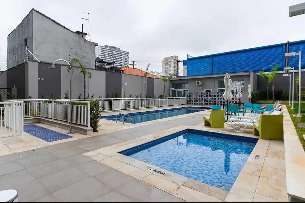 Novo Studio Coral Metro Belem Com Piscina Sao Paulo Apartment